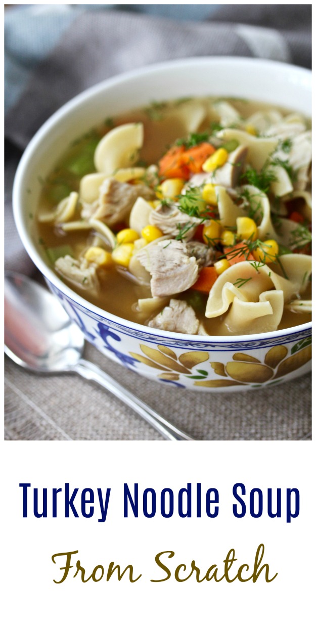 Turkey Noodle Soup from Scratch Karen's Kitchen Stories
