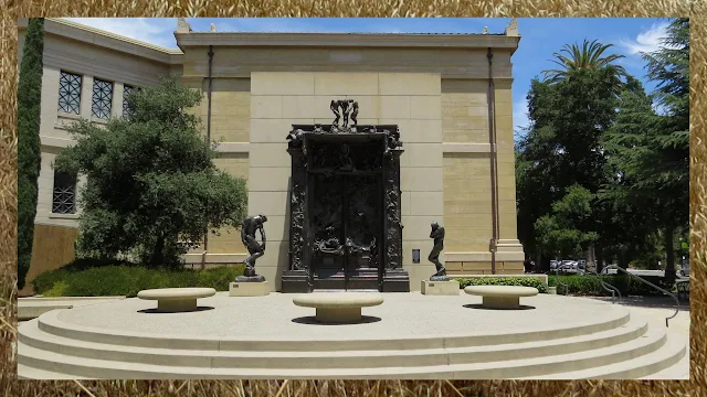 Gates of Hell at the Rodin Sculpture Garden at Stanford University