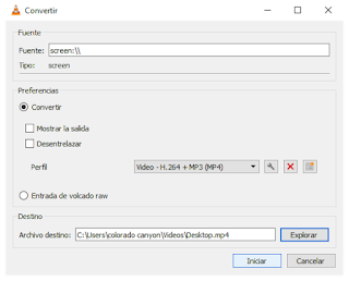 Grabar la pantalla de tu PC con VLC Grabar la pantalla de tu PC con VLC