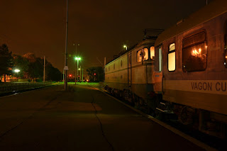 Cu trenul in gara Brasov
