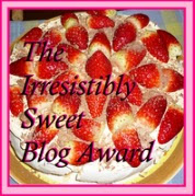 The Irresistably Sweet Blog Award