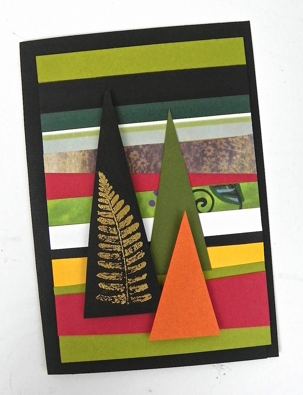modern stripe holiday greeting card lisa fulmer