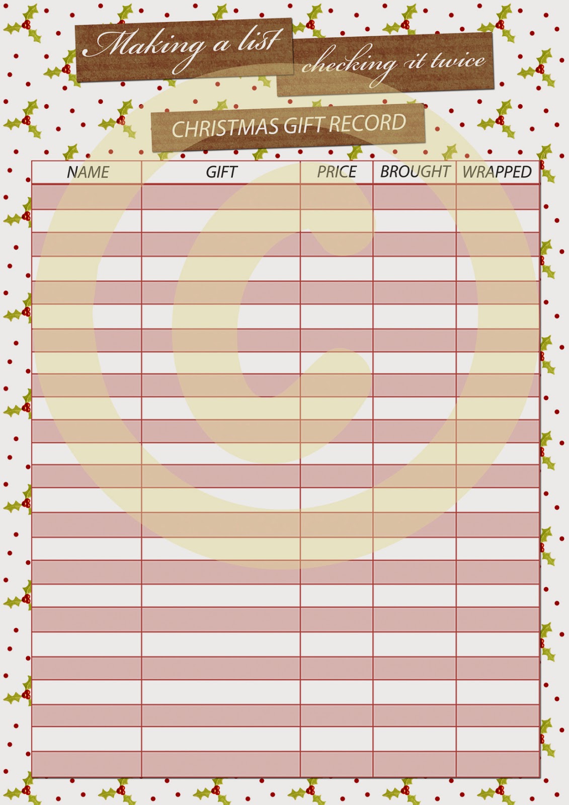 Paper Party Printables: November 2014
