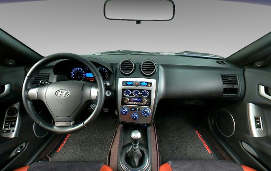 Tiburon hyundai салон