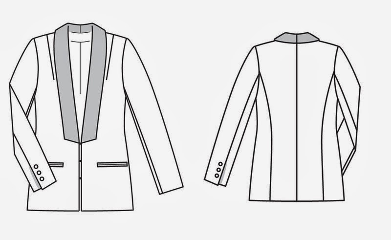 Как рисовать воротник куртки