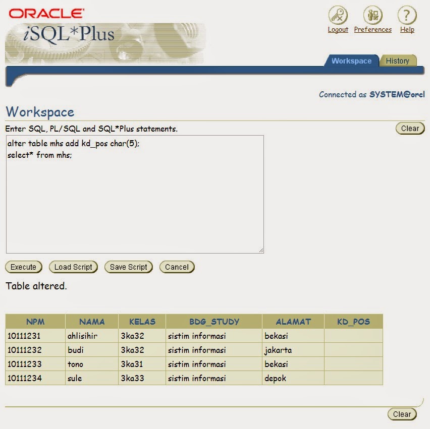 pengertian Save point, rollback, commit serta pembuatan database pada ...