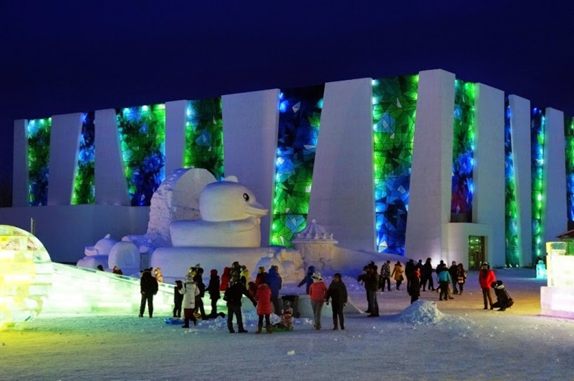 Festival de esculturas de hielo y nieve de Harbin, China