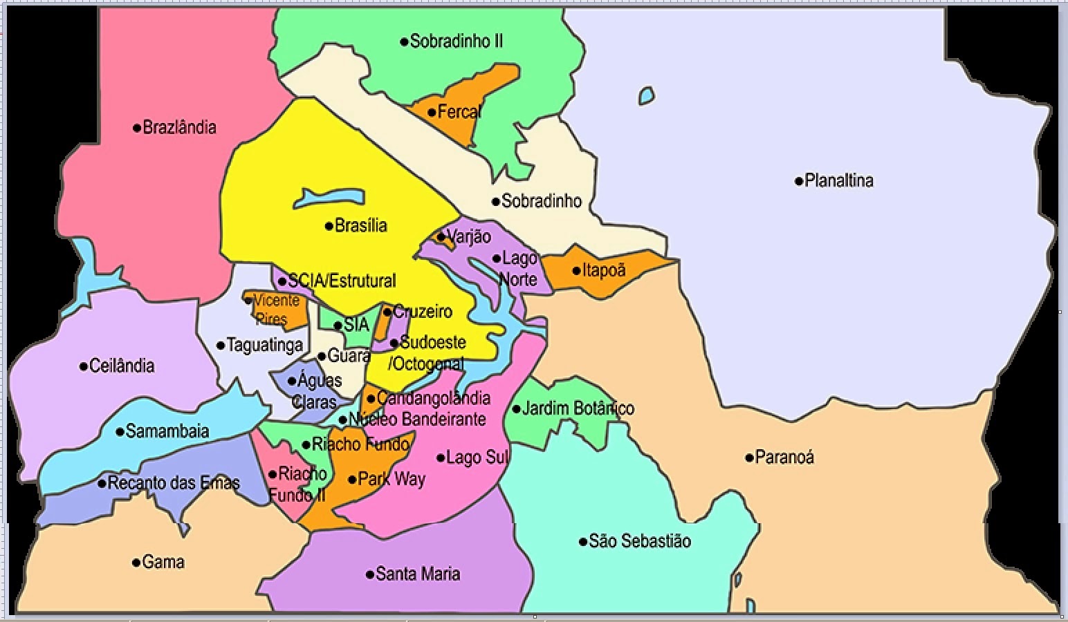 Desafio Geografia Mapa Distrito Federal Desafio Geografia Mapa Distrito Federal