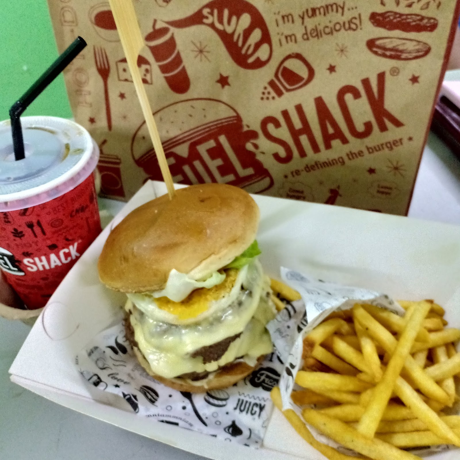 Mini Tower Burger Fuel Shack Shell Bangi