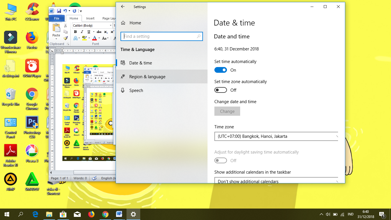 Cara Mengganti Bahasa Keyboard di Laptop Windows 10 ~ Riska Dwi Lestari