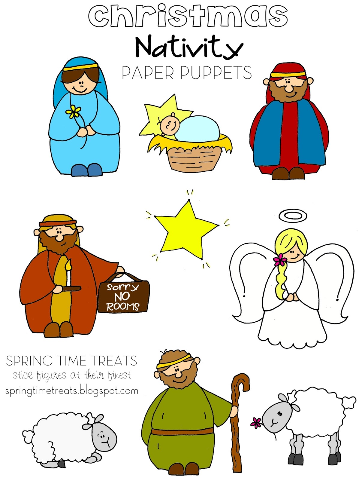 Free Printable Nativity Characters