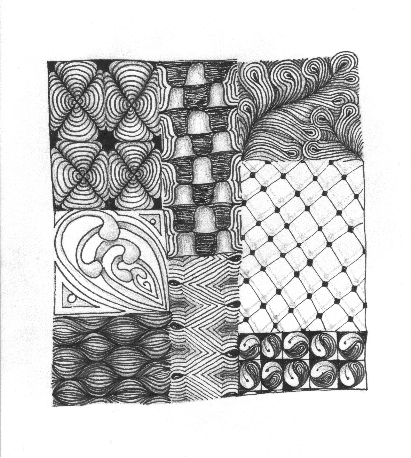 Cut'n It Up... And Sewing It Back Together!: Zentangle Inspired Art Gallery