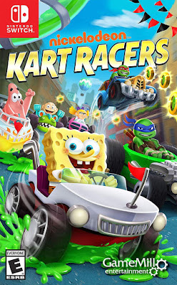 Nickelodeon Kart Racers Game Cover Nintendo Switch