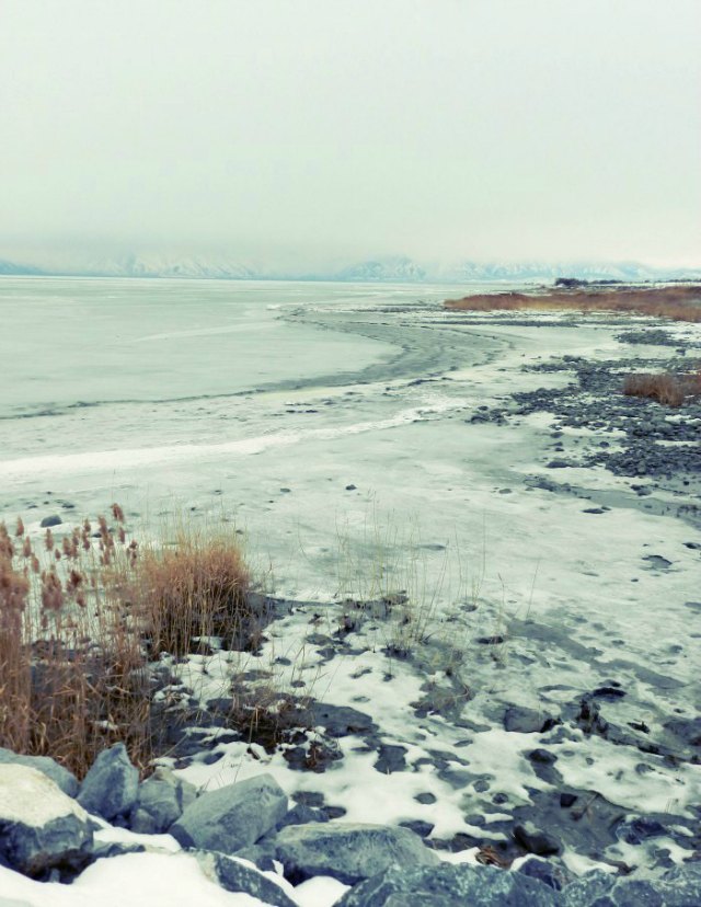 Utah Lake Frozen Landscape Photography: growcreative