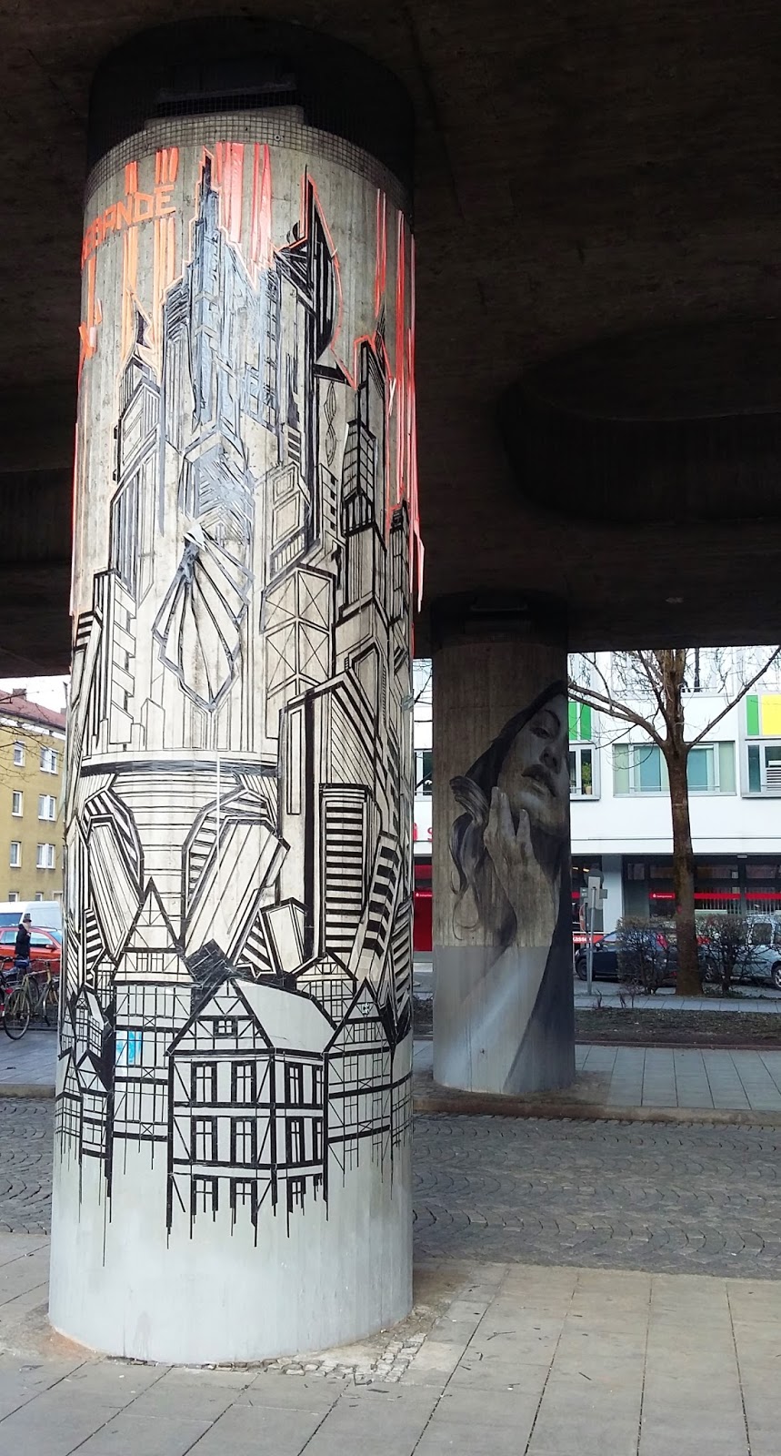 Graffiti Street Art Skateboarding Weihnachtswahnsinn Bei