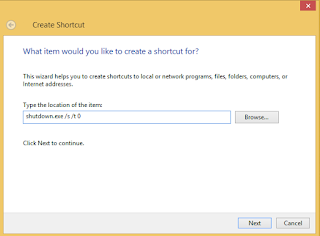 Membuat Tombol Shutdown