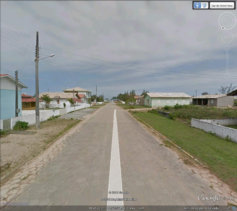 Foto extraida do Street View -praia do Campo Bom