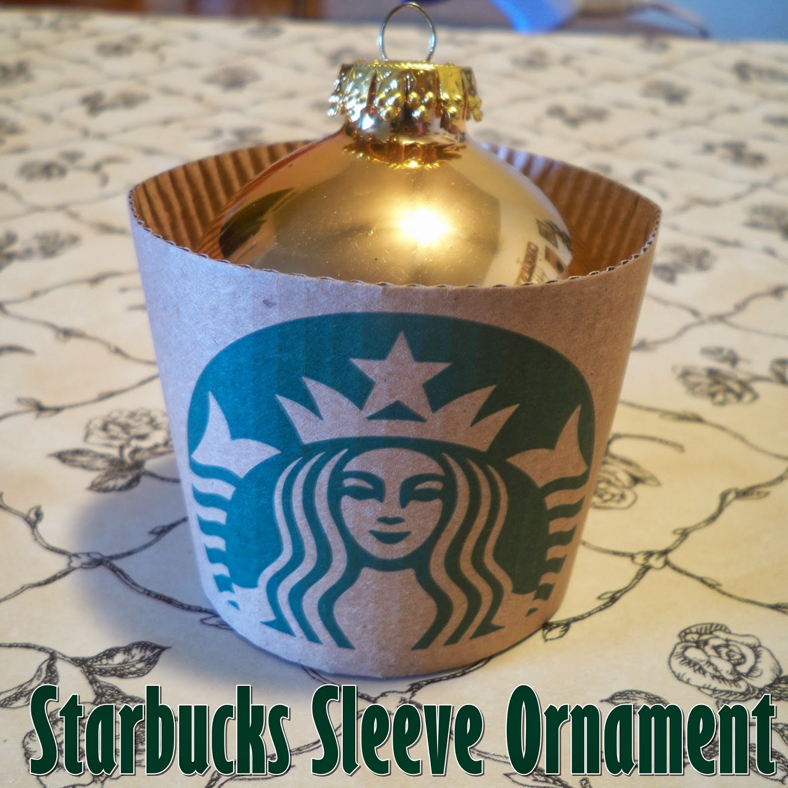 Let's Drink Coffee, Darling DIY Starbucks Sleeve Christmas Ornament
