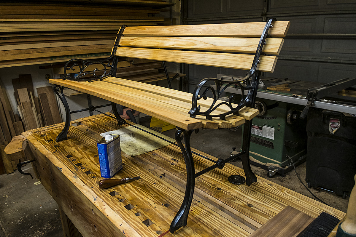 I'm a OK guy: Fixed The Garden Bench