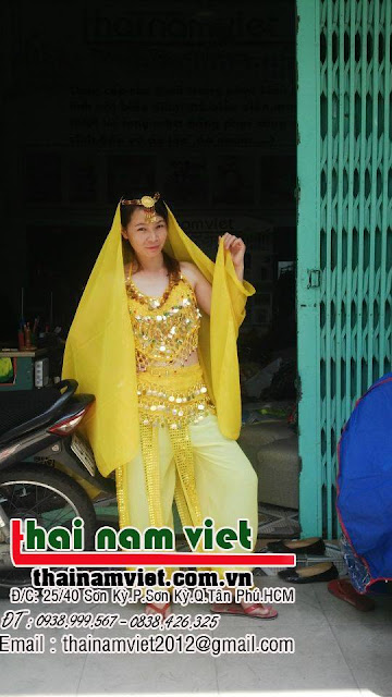 May bán, cho thuê trang phục múa bụng, múa ấn độ quận Tân Phú