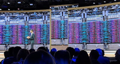 Pichai walks by the liquid cooling TPU Pods Google Next 2019 - Holger Mueller - Constellation Research