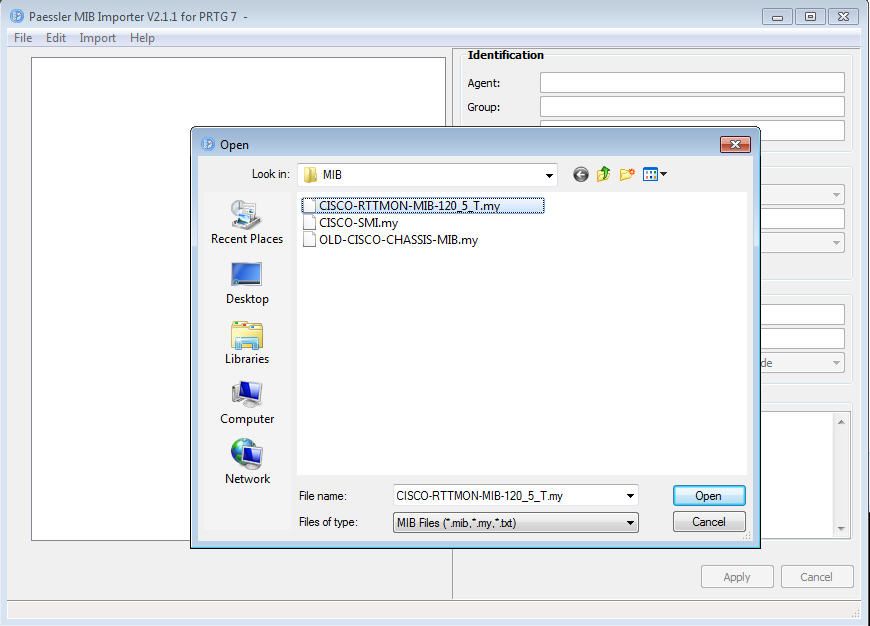Mib file. Mib file