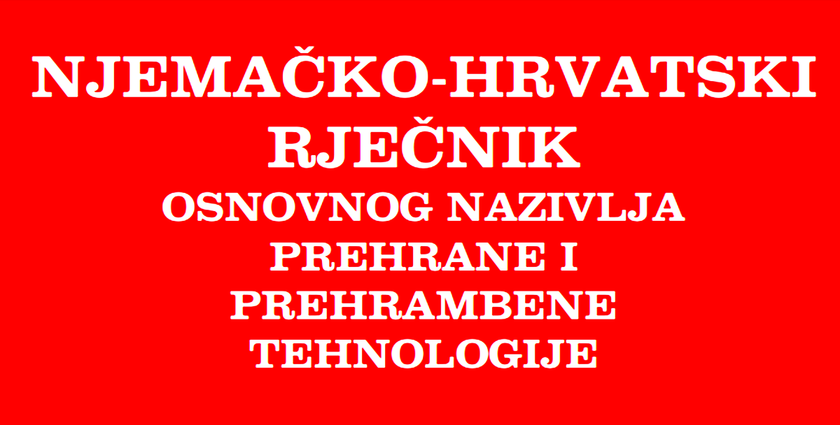 Njemačko hrvatski rječnik