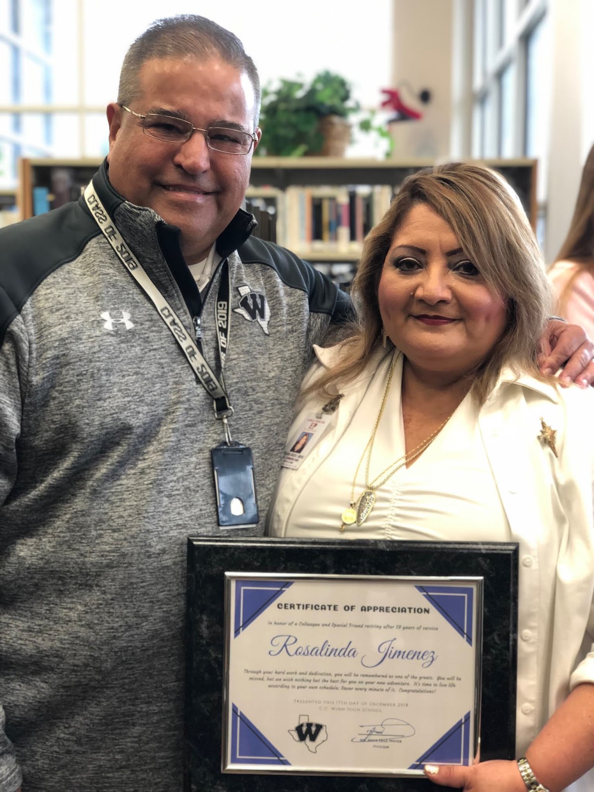Eagle Pass ISD iVision WHS Bids Farewell to Mrs. Rosalinda Jimenez