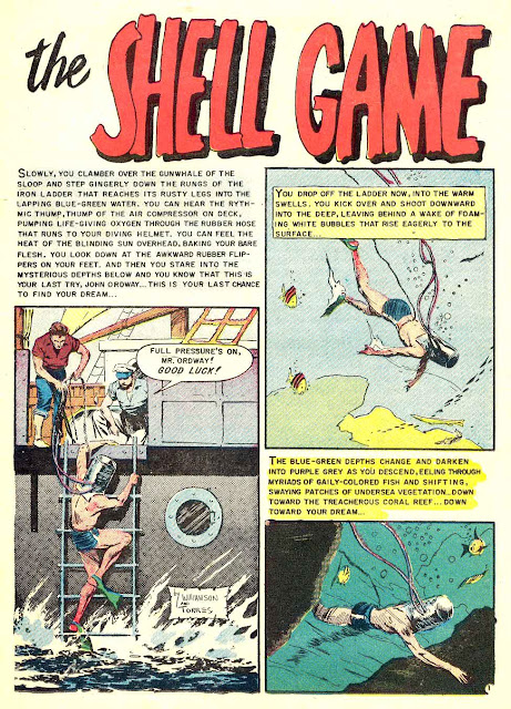 Piracy v1 #2 ec comic book page art by Al Williamson Piracy v1 #2 ec comic book page art by Al Williamson