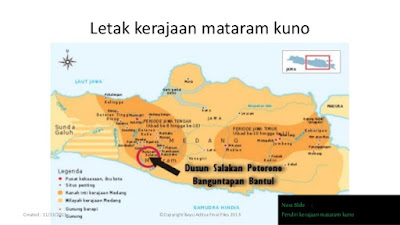 persebaran kerajaan mataram kuno di indonesia