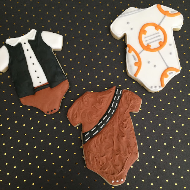 Star Wars Baby Shower Cookies by Sweet Jenny Belle