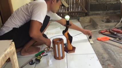  Lampu  Hias  dari  Bambu  Unik dan  Cara  Pembuatannya  Sederhana 