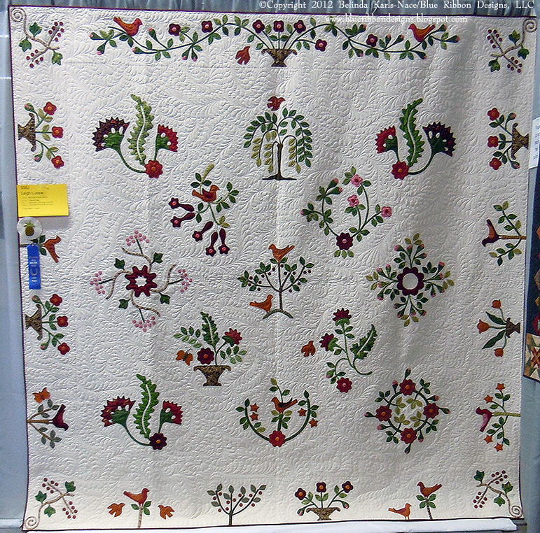Samplings From A Blue Ribbon Girl AQS Quilt Show & Contest Des Moines, IA