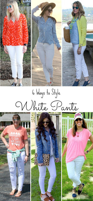 White jeans are the perfect spring and summer essential! Here are 6 ways to wear them!