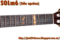 gráfico de Acorde menor con sexta (m6) en Guitarra 