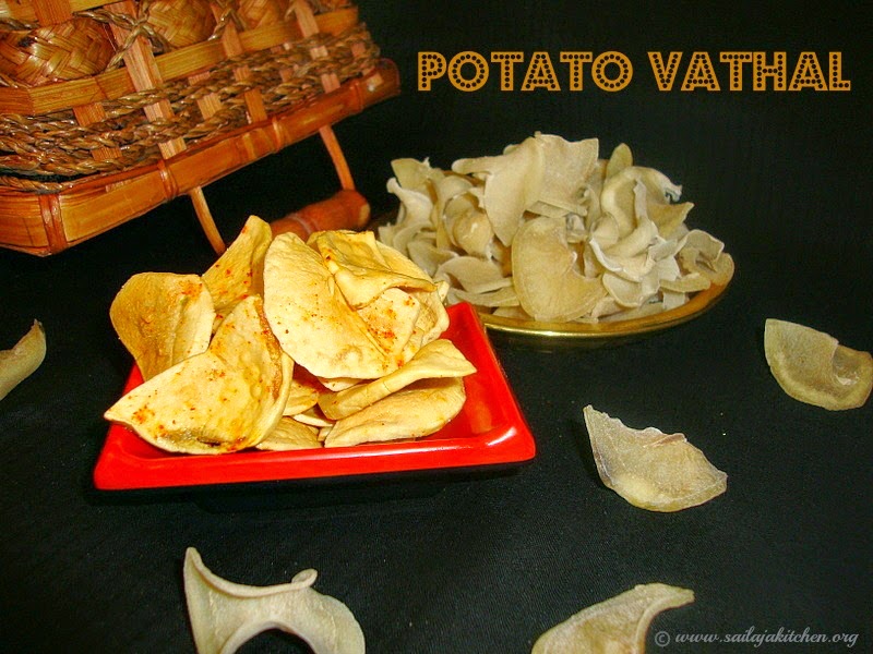 images for Potato Vathal / Urulaikizhangu Vathal / Potato Vadam / Potato Chips