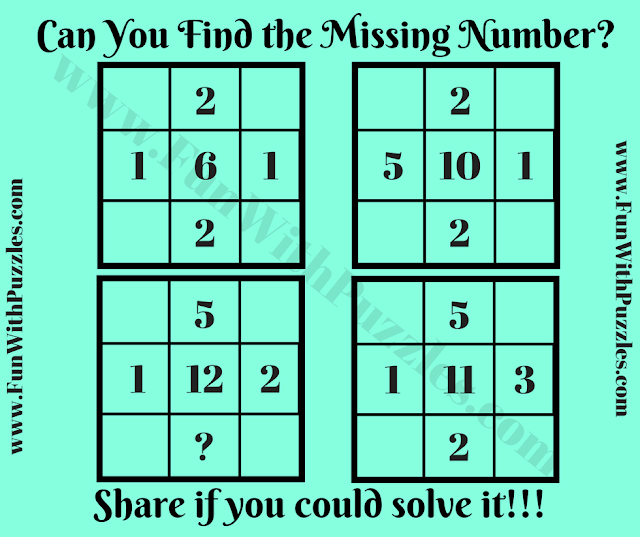 Math Brain Teaser for Children with Answer | Missing Number Puzzle