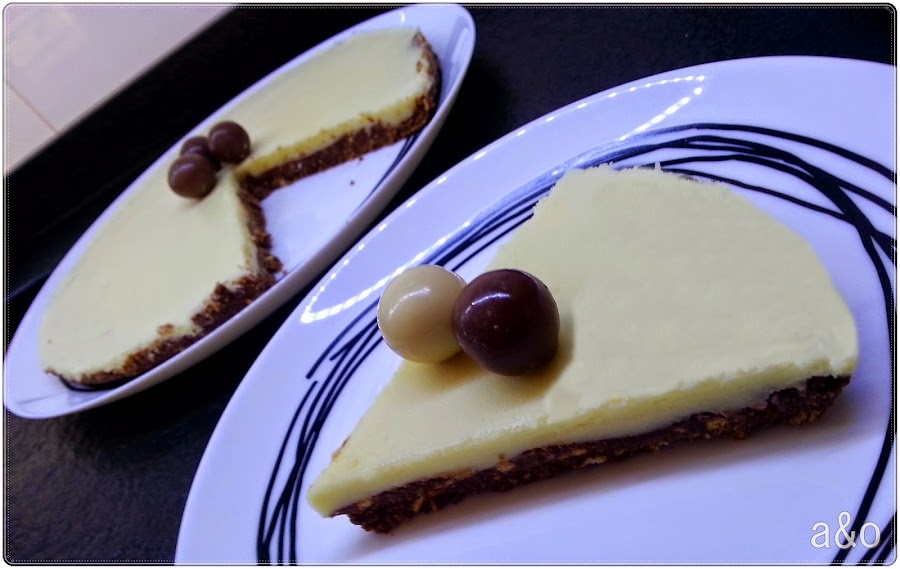 Tarta de dos chocolates