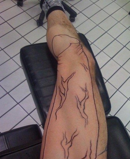 Tattooed penis Tattooed penis