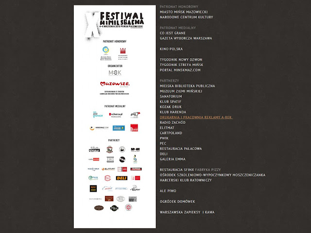 Infografika. Organizacja X Festiwalu Himilsbacha