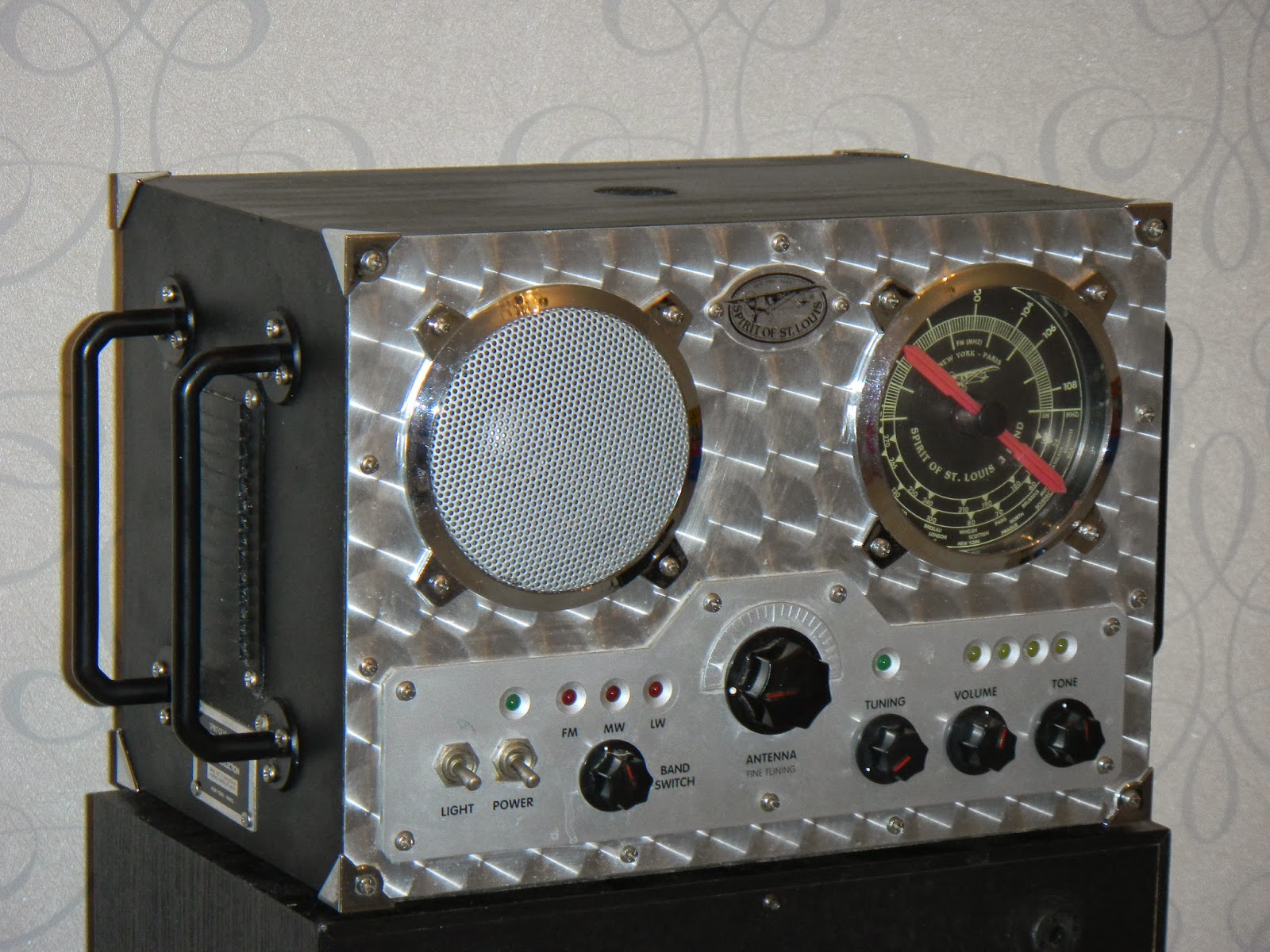 Infrequent Sound [sex.tex] technology Spirit of St. Louis model Field Radio, 1985