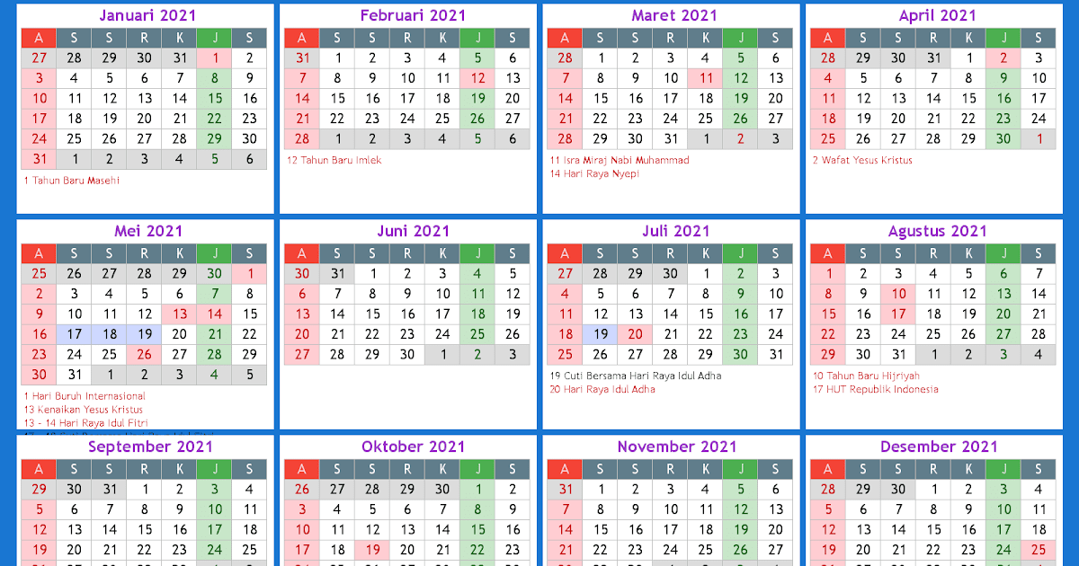  Kalender  Idul  Adha  2021 Nusagates