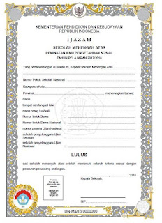 Blangko Ijazah SMA 2018 Kurikulum 2013, Jurusan IPS Blangko Ijazah SMA 2018 Kurikulum 2013, Jurusan IPS