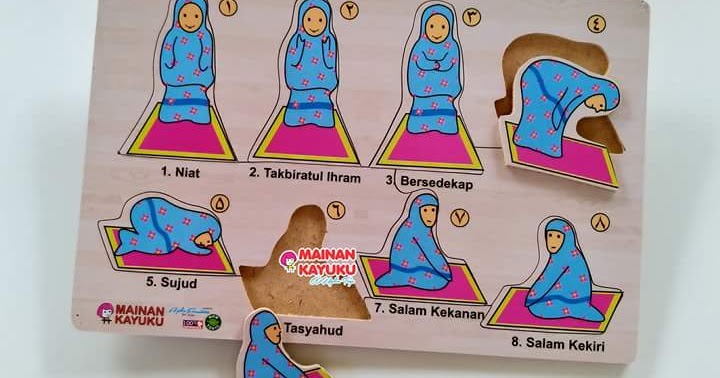 Puzzle Sholat Anak Putri - SEBUTIK EDUTOYS