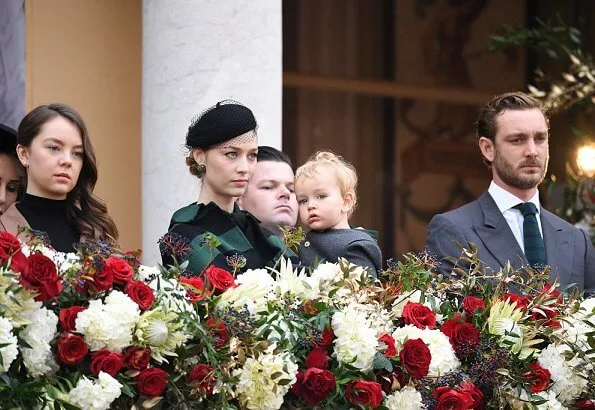 Princess Charlene, Princess Gabriella, Princess Caroline, Princess Stephanie, Beatrice Borromeo, Tatiana, Alexandra and Marie