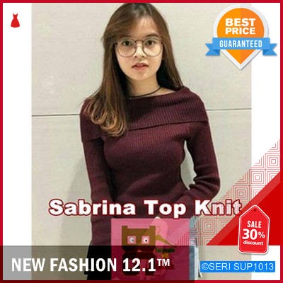 SUP1013A23 Atasan Wanita Rajut Sabrina Top Panjang BMGShop