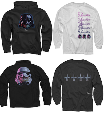Star Wars: The Force Awakens “Grin” Popaganda T-Shirt Collection by Ron English