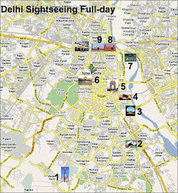 Delhi Tourist Places Map Best Tourist Places In India: Delhi Tourism Places