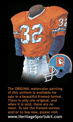 Denver Broncos 1986 uniform