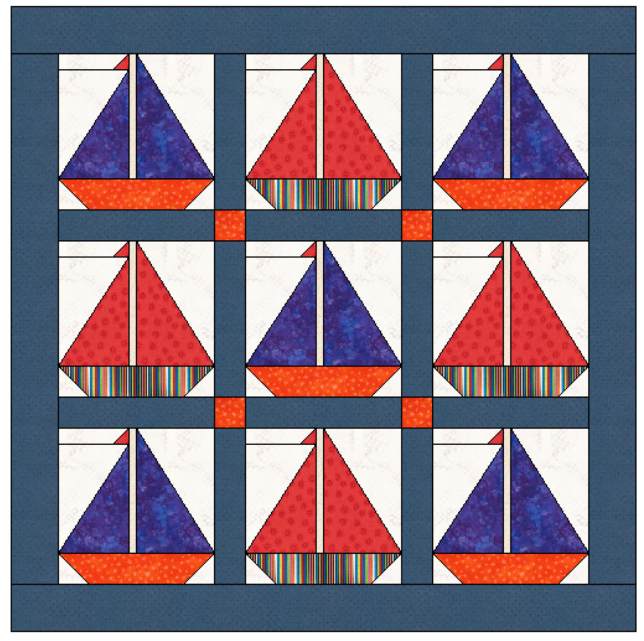 sailboat quilt designs